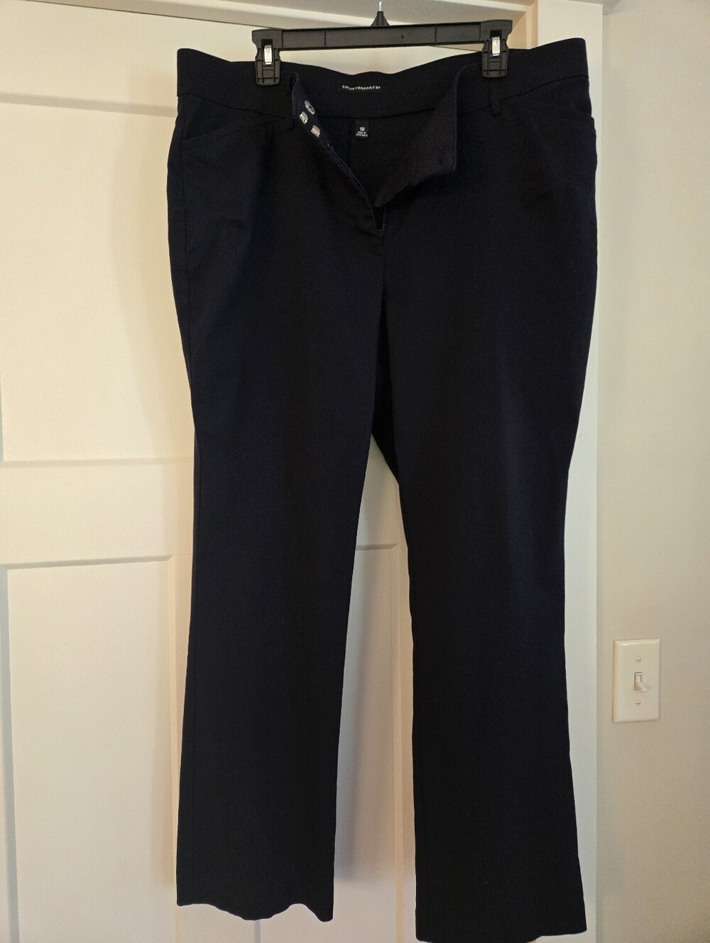 Womans Counterparts Navy Dress Pants Size 18